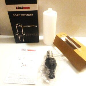 Kimi Cuisine SOAP DISPENSER Brushed Nickel Counter Top Sink Soap Dispenser